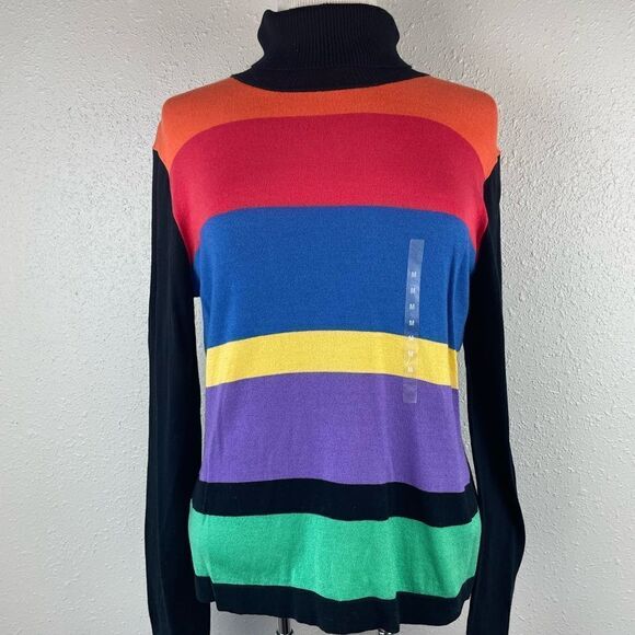 NWT Jones NewYork Turtle Neck Sweater Size M - Picture 1 of 7